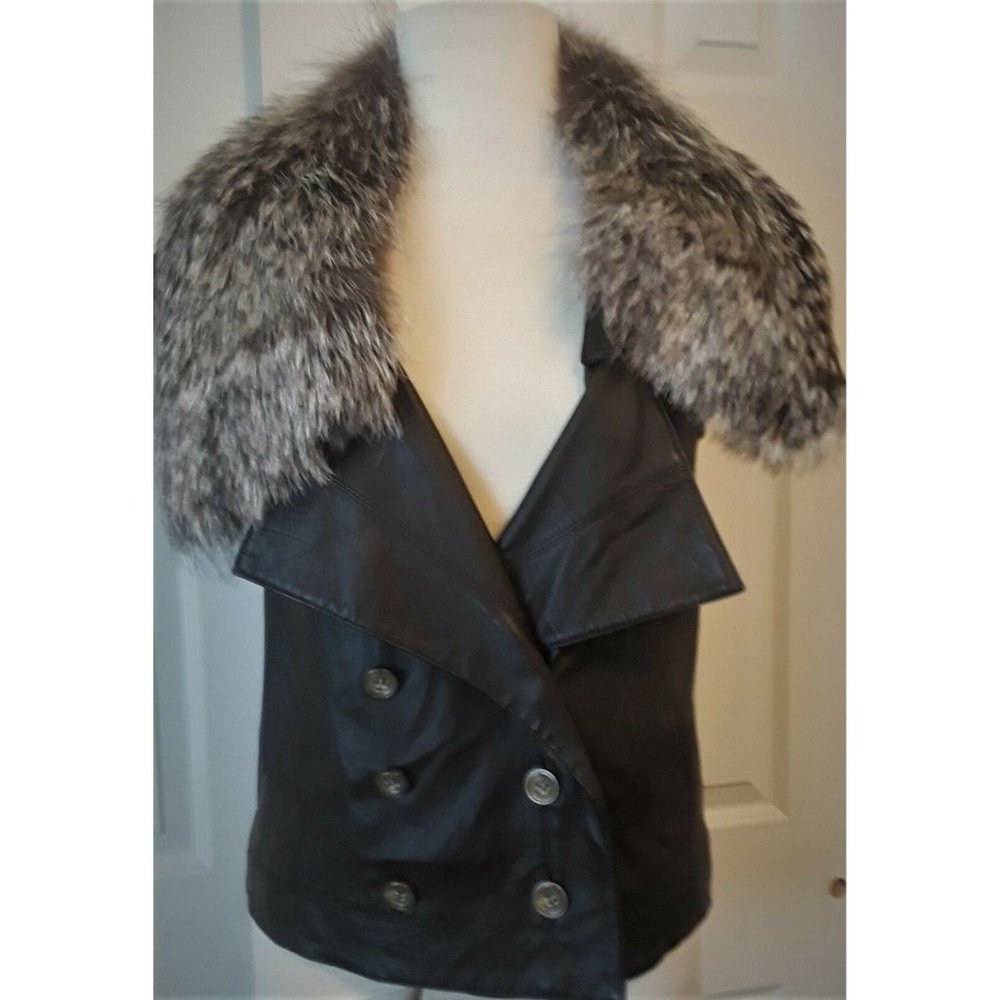 NWOT Robert Rodriquez Runway Vest Leather Genuine